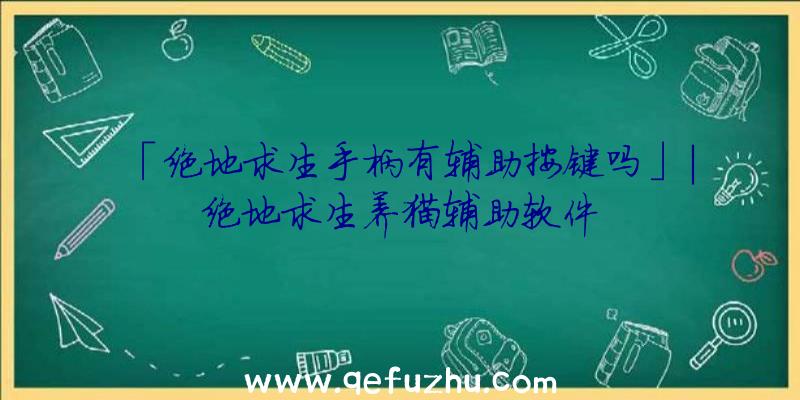 「绝地求生手柄有辅助按键吗」|绝地求生养猫辅助软件